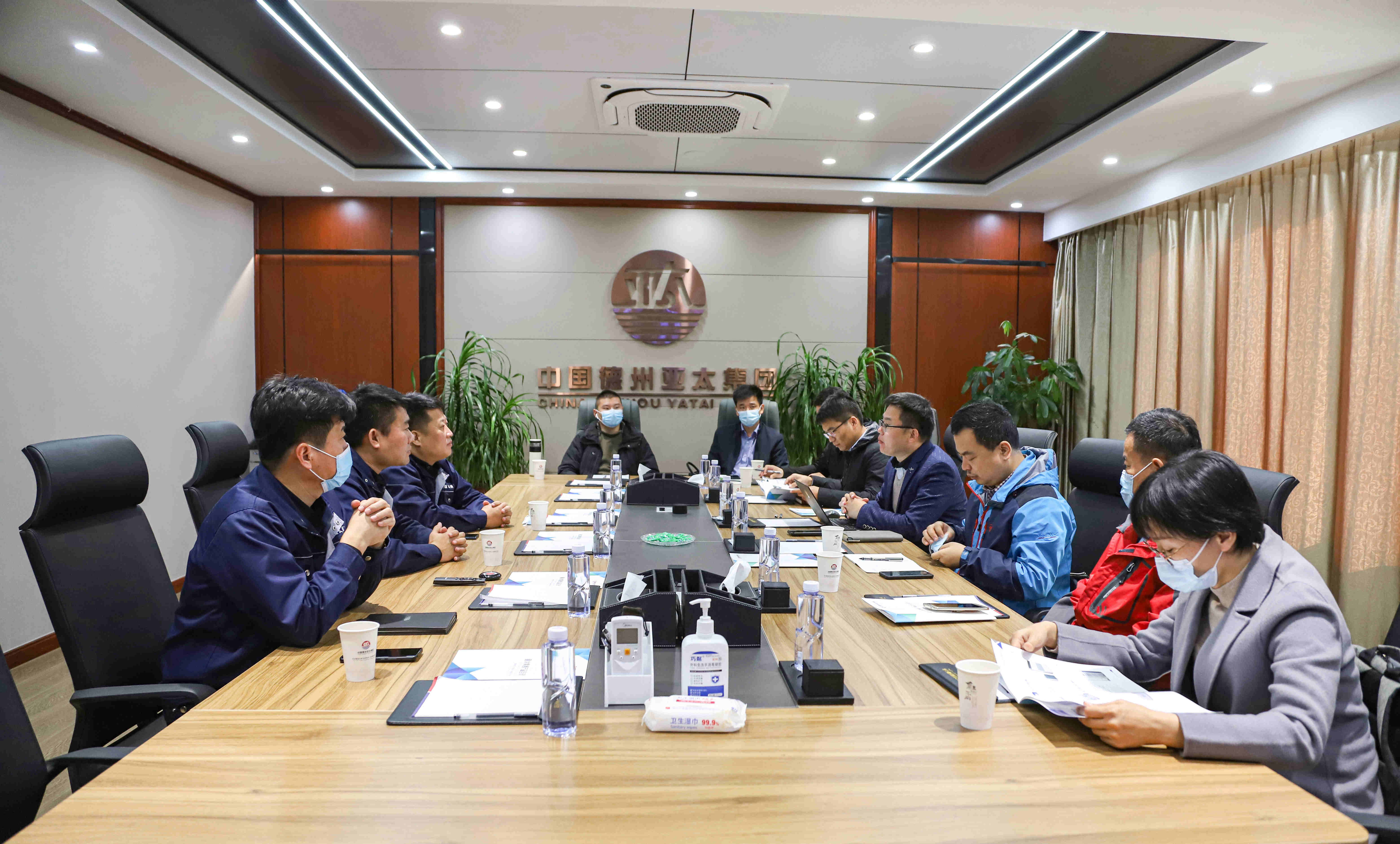 齊魯工業大學（山東省科學院）考察團來亞太集團參觀考察